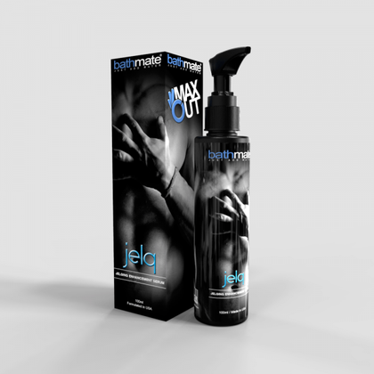 Bathmate Max Out Jelqing Enhancement Serum - The Ultimate Male Libido Booster for Bigger, Better Gains - Model 3.38oz - For Men - Enhances Jelqing Technique - Intensifies Pleasure - Black - Adult Naughty Store