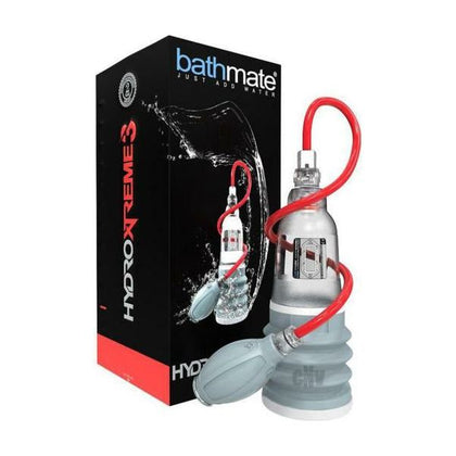 Bathmate HydroXtreme3 Clear Penis Pump for Men - Ultimate Power and Size Gains in a Clear Design