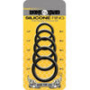 Boneyard Silicone Ring 5 Piece Kit Black