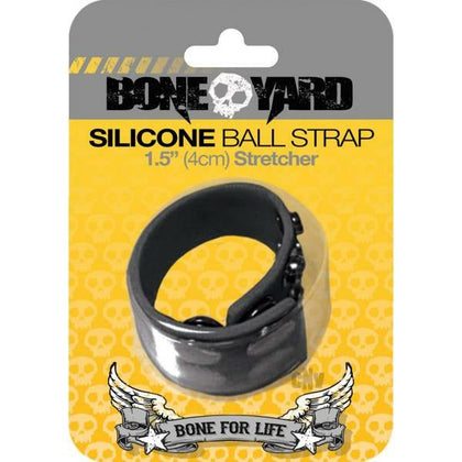 Boneyard Silicone Ball Strap Black - Adult Naughty Store