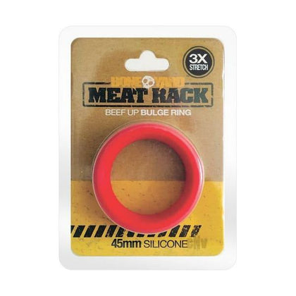 Boneyard Meat Rack Cock Ring Red - Powerful Erection Enhancer for Men, Intensify Pleasure and Confidence