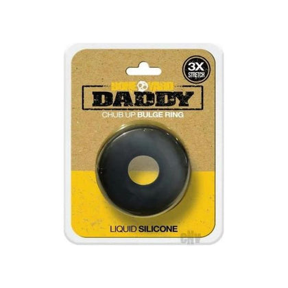 Boneyard Daddy Silicone Cock Ring - Model BKR-1001 - Male - Enhances Pleasure - Black