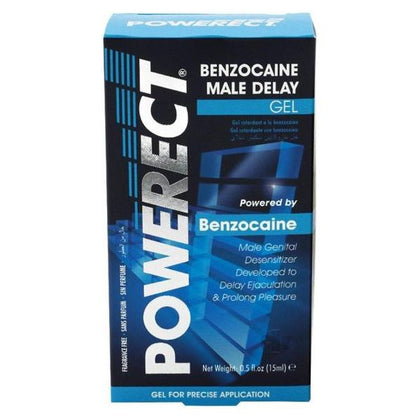 Powerect Benzocaine Delay Serum 15ml - Intensify Your Pleasure with the Powerect Delay Serum for Men - Model X1, Enhances Stamina and Delays Climax, Designed for Intimate Pleasure, Clear