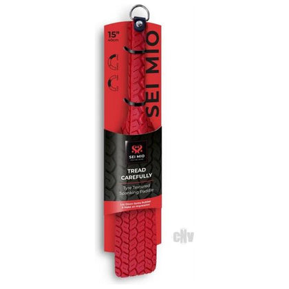 SEI MIO - Large Red Tyre Paddle - Model X1 - Unisex - Spanking Pleasure - BDSM Toy