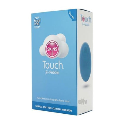 Skins Touch Pebble Blue Clitoral Stimulator - Model PT-85G - Women's Pleasure Toy - Adult Naughty Store