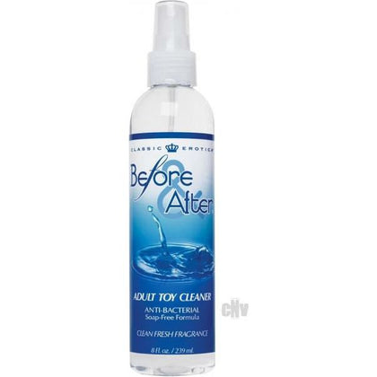 Introducing the Before and After 8oz Adult Toy Cleaner: The Ultimate Cleaning Solution for Your Pleasure!