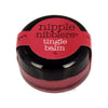 Introducing the Sensation Seeker Nipple Nibblers Tingle Balm Mini Raspberry .10oz - Pleasure-Enhancing Balm for Nipple Stimulation - Adult Naughty Store