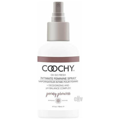 Coochy Intimate Feminine Spray - Peony Prowess 4 fl oz: Promote Freshness and Fragrance for All-Day Confidence - Adult Naughty Store