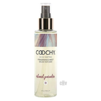 Introducing the Coochy Fragrance Mist Island Paradise - Açai Berries and Mangosteen Infused Sensation, 4 fl oz - Adult Naughty Store