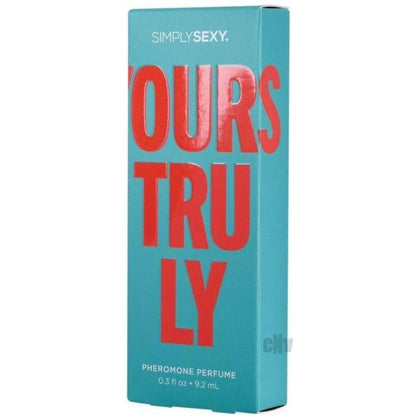 Introducing the Sensual Pleasures Phero Yours Truly 3oz Eau de Parfum Spray - An Irresistible Fragrance to Enhance Your Sex Appeal - Adult Naughty Store