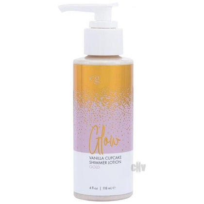 CGC Vanilla Cupcake Shimmer Lotion Gold - Luxurious Moisturizing Body Lotion with a Sparkling Twist - Adult Naughty Store