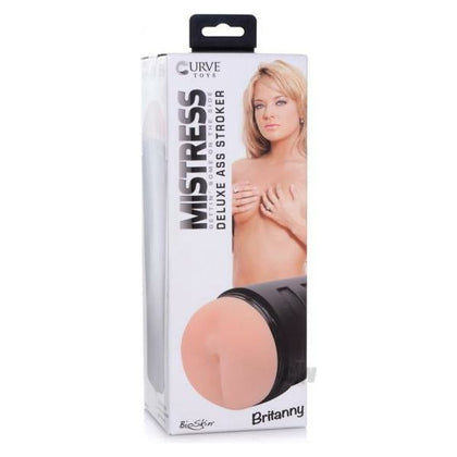 Mistress Britanny Ass Stroker Light - Premium Silicone Controlled Suction Male Masturbator - Model BSL-2021 - For Men - Intense Anal Pleasure - Sleek Charcoal Grey