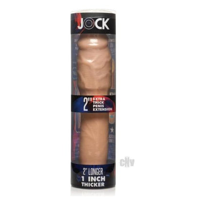 JOCK Extra Thick Extension 2 Light - Penis Sleeve Enhancer for Men - Model JOCK-EXT2L - Male Pleasure - Vanilla