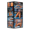 JOCK Realistic Thrusting Dildo - Model X1 - Male Partner Pleasure - Anal Stimulation - Dark Chocolate