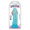 Curve Toys Berry Ice Lollicock Slim Stick 7 - Translucent Phthalate-Free PVC Dildo for Sensual Pleasure - Unisex - Perfect for Internal Stimulation - Crystal Clear