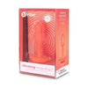 b-Vibe Snug Plug Sm Orange Weighted and Vibrating Anal Plug for Sensational Pleasure - Adult Naughty Store