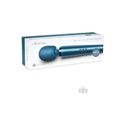 Le Wand Rechargeable Vibrating Massager - The Ultimate Pleasure Experience for All Genders - Pacific Blue - Adult Naughty Store