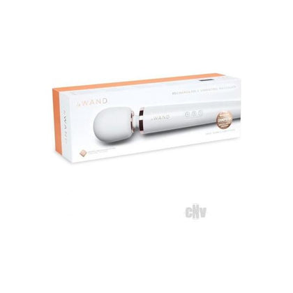 Le Wand Pearl White Rechargeable Vibrating Massager - The Ultimate Pleasure Experience - Adult Naughty Store