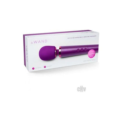 Le Wand Petite Vibe Massager Cherry - Powerful USB Rechargeable Vibrating Wand for Women, Intimate Pleasure in a Compact Size - Adult Naughty Store