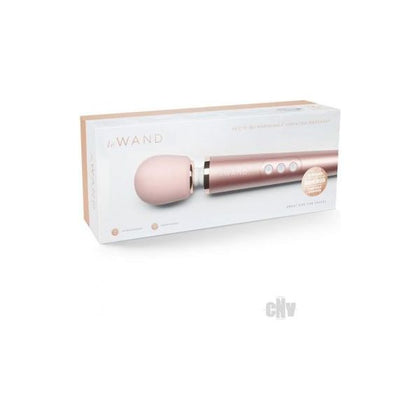 Le Wand Petite Vibe Massager - Powerful Rose Gold Vibrating Wand for Intense Pleasure - Adult Naughty Store