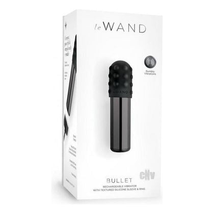 Le Wand Bullet Black Rechargeable Mini Vibrator - Powerful Pleasure for Beginners - Adult Naughty Store