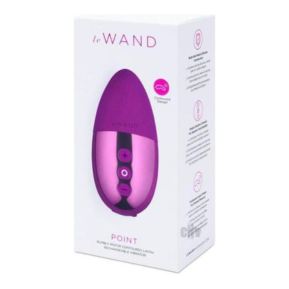 Le Wand Point Cherry - Powerful Contoured Mini-Vibe for Hands-Free Pleasure - Adult Naughty Store