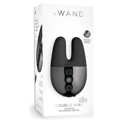 Le Wand Double Vibe Black - The Ultimate Dual Stimulation Luxury Vibrator for Intense Pleasure - Adult Naughty Store