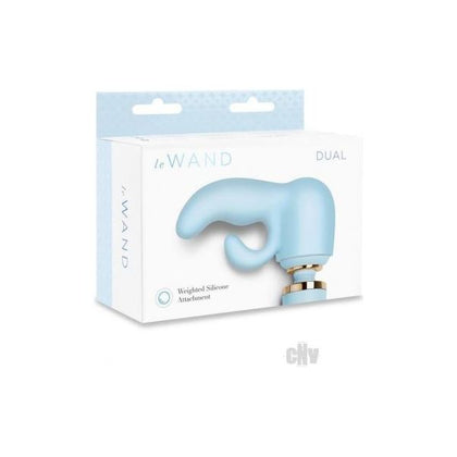 Le Wand Dual Weighted Attach Blue - Powerful Dual Stimulator for Complete Satisfaction