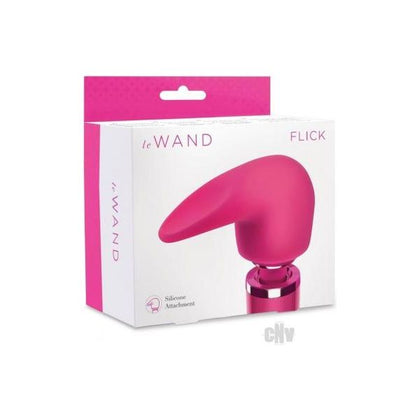 Le Wand Flick Attachment - Innovative Tongue-Like Pleasure Simulator for Intense Oral Stimulation - Model LWFA-101 - Designed for All Genders - Delivers Sensational Pleasure to Clitoris, Penis Head, and More - Magenta