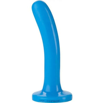 Introducing the Exquisite Platinum Premium Silicone The Slim Dildo - Model S1, a Sensational Blue Pleasure Delight for All Genders! - Adult Naughty Store