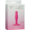 Platinum Silicone The Minis Small Anal Plug - Model PS-001 - Unisex Anal Pleasure - Pink - Adult Naughty Store