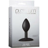 Platinum Silicone The Minis Spade Butt Plug Black Small - Premium Anal Pleasure for Beginners - Adult Naughty Store