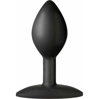 Platinum Silicone The Minis Spade Butt Plug Black Small - Premium Anal Pleasure for Beginners - Adult Naughty Store