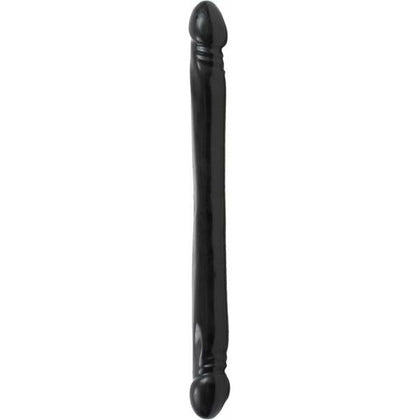 Doc Johnson 18 Inch Smooth Double Header Dong - Model DH-18 - Unisex - Dual Pleasure - Black