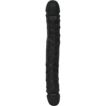 Adam & Eve Jr. Double Header 12in - Black: The Ultimate Pleasure Enhancer for Couples