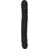 Adam & Eve Jr. Double Header 12in - Black: The Ultimate Pleasure Enhancer for Couples - Adult Naughty Store