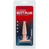 Doc Johnson Classic Butt Plug Small Beige - Model #4.5 - Unisex Anal Pleasure Toy - Adult Naughty Store