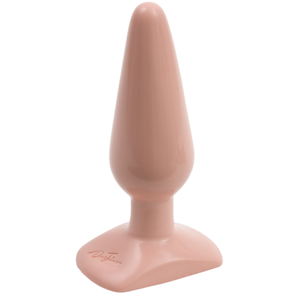 Doc Johnson Classic Smooth Medium Beige Butt Plug - Model 5.5 - Unisex Anal Pleasure Toy - Adult Naughty Store