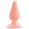 Doc Johnson Classic Tear Drop Butt Plug Large - Model #6 - Unisex Anal Pleasure - Beige - Adult Naughty Store