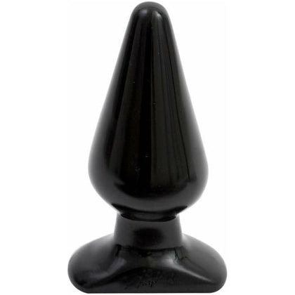 Doc Johnson Classic Butt Plug Large Black - Model #6BP-L-BLK - Unisex Anal Pleasure Toy - Adult Naughty Store