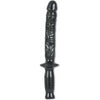 Doc Johnson Manhandler Black Dildo Baton Handle - The Ultimate Pleasure Wand for Men and Women - Adult Naughty Store