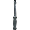 Silagel Anal Push Wand 12 Inch Black - Realistic Penis Shaped Anal Pleasure Toy for Men and Women - Adult Naughty Store