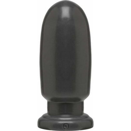 American Bombshell Shell Shock Large Anal Plug - Model SS-850-G - Unisex Pleasure - Gunmetal Gray - Adult Naughty Store