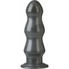 American Bombshell B-7 Tango Triple Ripple Silicone Probe - Gray: The Ultimate Pleasure for All Genders! - Adult Naughty Store