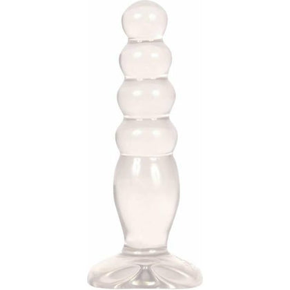 Doc Johnson Crystal Jellies Anal Delight 5 inches Clear - Soft Jellie Anal Probe for Sensational Anal Pleasure - Adult Naughty Store