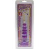 Doc Johnson Crystal Jellies Anal Delight Dildo - Model 101 - Unisex Anal Pleasure - Purple - Adult Naughty Store