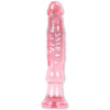 Doc Johnson Crystal Jellies 6-Inch Anal Starter Pink - Beginner-Friendly Anal Probe for Sensual Pleasure - Adult Naughty Store