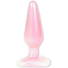 Doc Johnson Crystal Jellies Jelly Butt Plug Medium Sil A Gel - Pink, Pleasure for All Genders - Adult Naughty Store