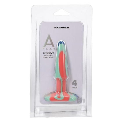 A-Play Groovy Anal Plug 4 Orange: The Ultimate Silicone Pleasure for Sensational Anal Play
