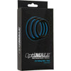 OptiMALE Thin Black Silicone C-Ring Set - Enhance Size, Girth, and Pleasure - Adult Naughty Store